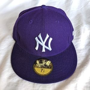 New Era New York Yankees fitted Cap - Purple